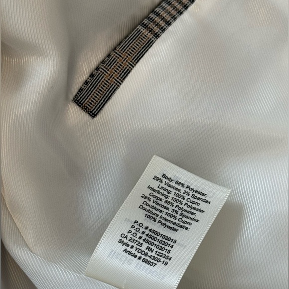 Aritzia Little Moon Caluna Gray and White Jacket XXS Blazer Workwear Chic - Picture 5 of 9